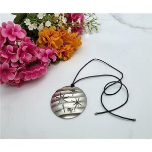 David Yurman 2022 Starburst Holiday Ornament DY Silver Tone 51mm